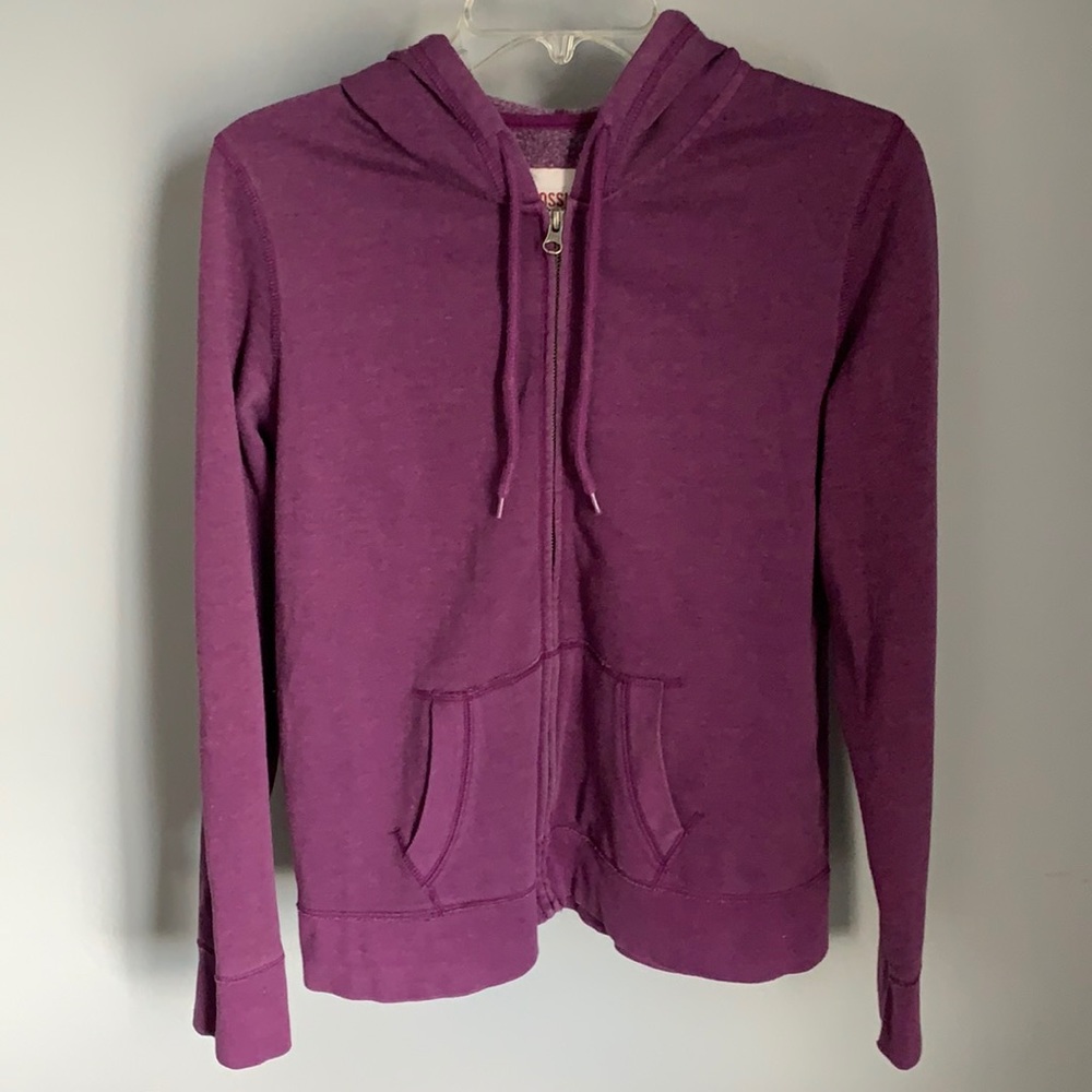 Women's Purple Hoodie Jacket Mossimo Large